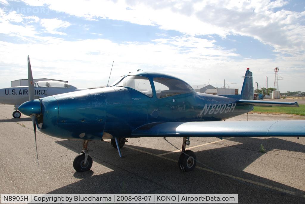 N8905H, 1947 North American NAVION C/N NAV-4-905, Parked.