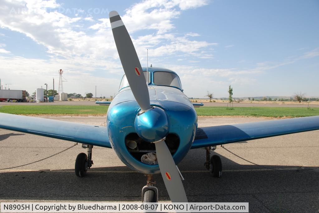 N8905H, 1947 North American NAVION C/N NAV-4-905, Parked.