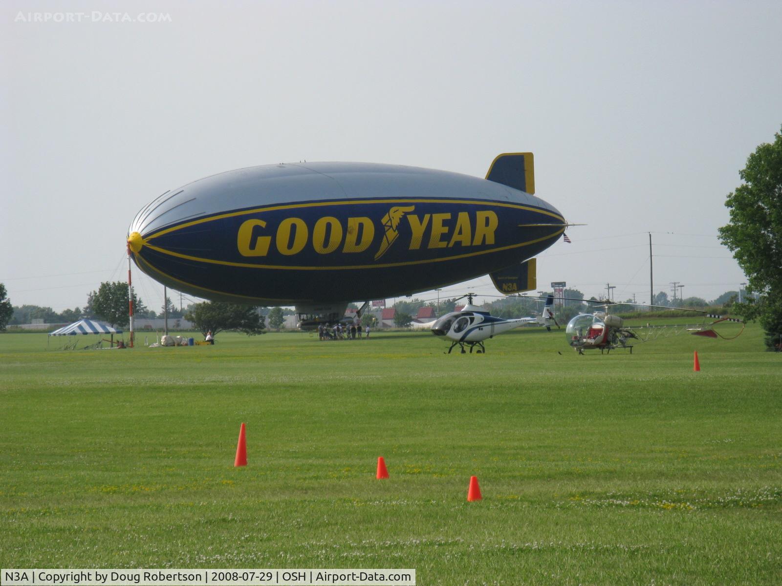 N3A, 1976 Goodyear GZ-20A C/N 4118, 1976 Goodyear GZ-20A, two Continental IO-360s, at Pioneer Field