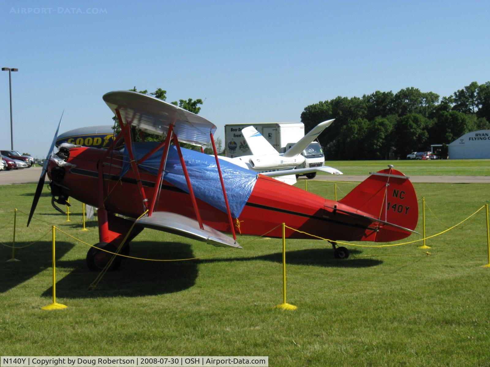 N140Y, 1937 Waco RNF C/N 3317, Waco RNF, Warner Scarab 125 radial 125 Hp, three place
