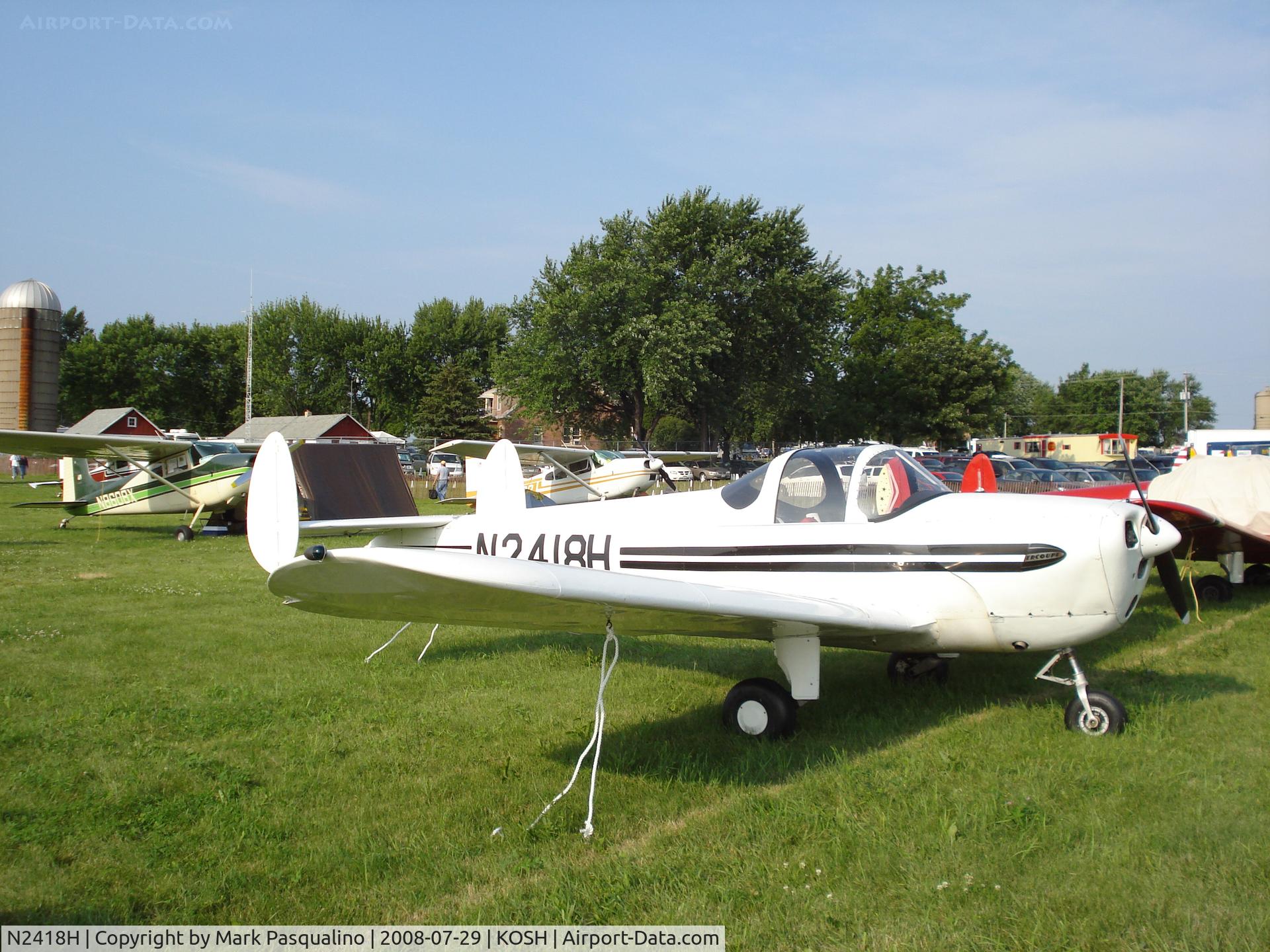 N2418H, 1946 Erco 415C Ercoupe C/N 3043, Ercoupe 415-C