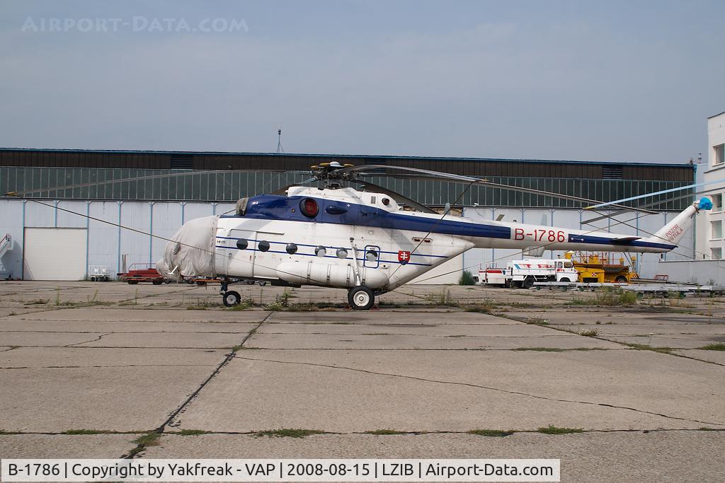 B-1786, Mil Mi-171 C/N 59489617286, Slovak Police Mil Mi8