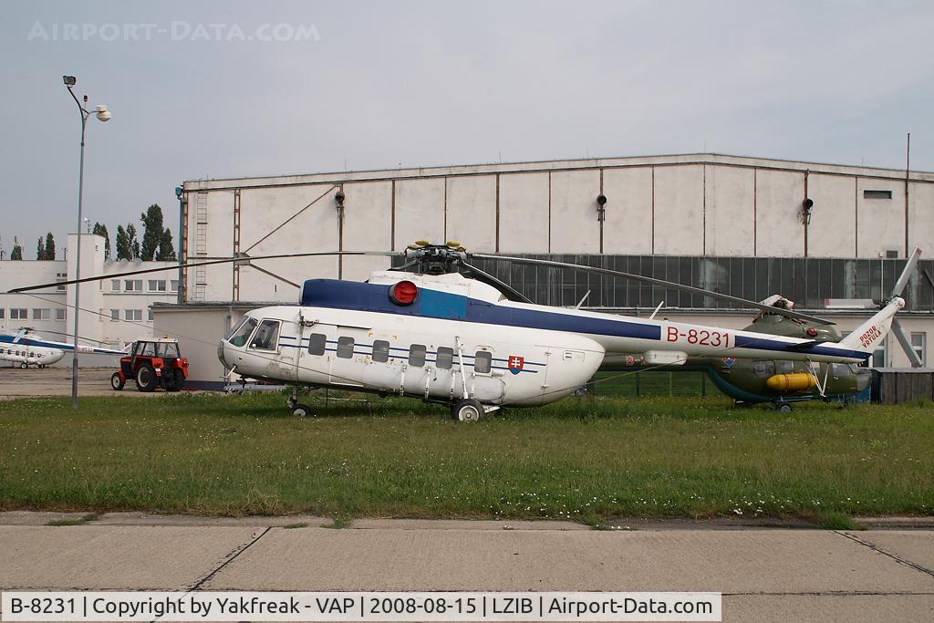 B-8231, Mil Mi-8PS Hip C C/N 10831, Slovak Police Mil Mi8