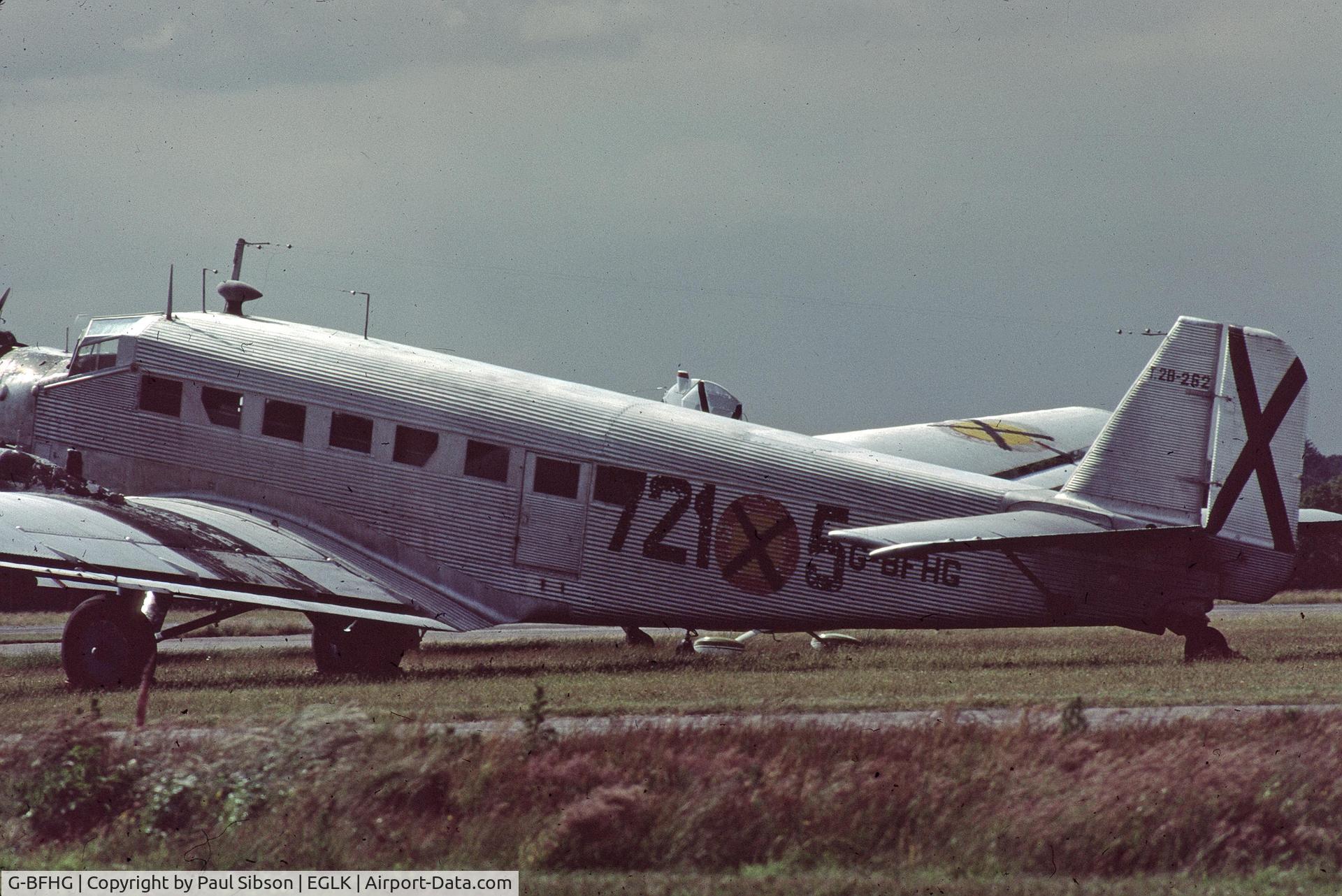 G-BFHG, 1948 Junkers (CASA) 352L (Ju-52) C/N 153, at Blackebushe