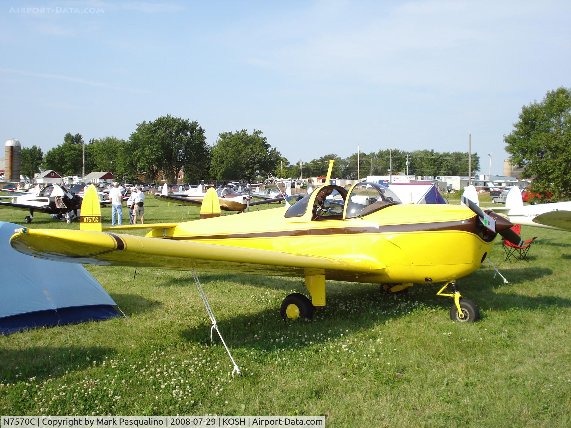 N7570C, 1959 Forney F-1A Aircoupe C/N 5687, Forney F-1A