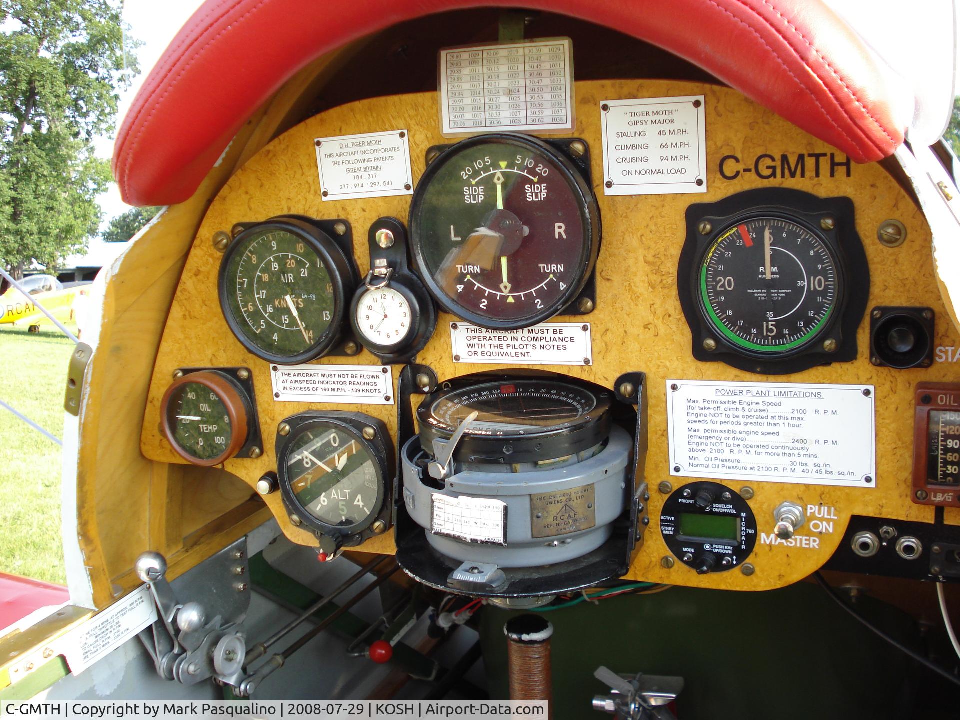 C-GMTH, 1941 De Havilland Canada DH-82C Tiger Moth C/N DHC981, DH-82-C