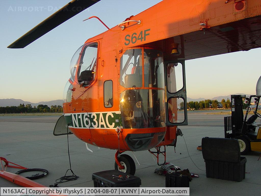 N163AC, 1993 Sikorsky S-64F Skycrane C/N 64093, N163AC S-64F AirCrane Aircraft destroyed on 1 June 2008
