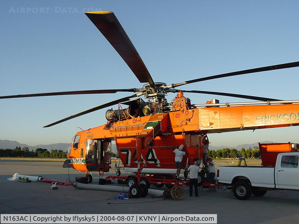 N163AC, 1993 Sikorsky S-64F Skycrane C/N 64093, N163AC S-64F AirCrane Aircraft destroyed on 1 June 2008