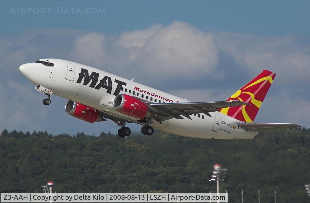 Z3-AAH, 1991 Boeing 737-529 C/N 25249, MAT-Macedonian Airlines  B 737-529