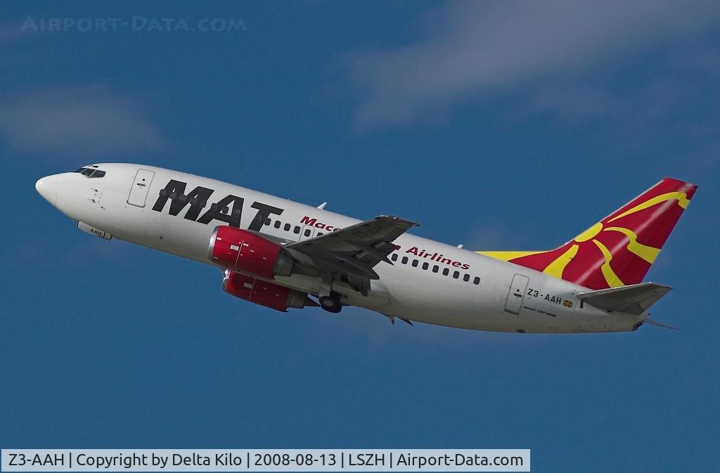 Z3-AAH, 1991 Boeing 737-529 C/N 25249, MAT-Macedonian Airlines  B 737-529