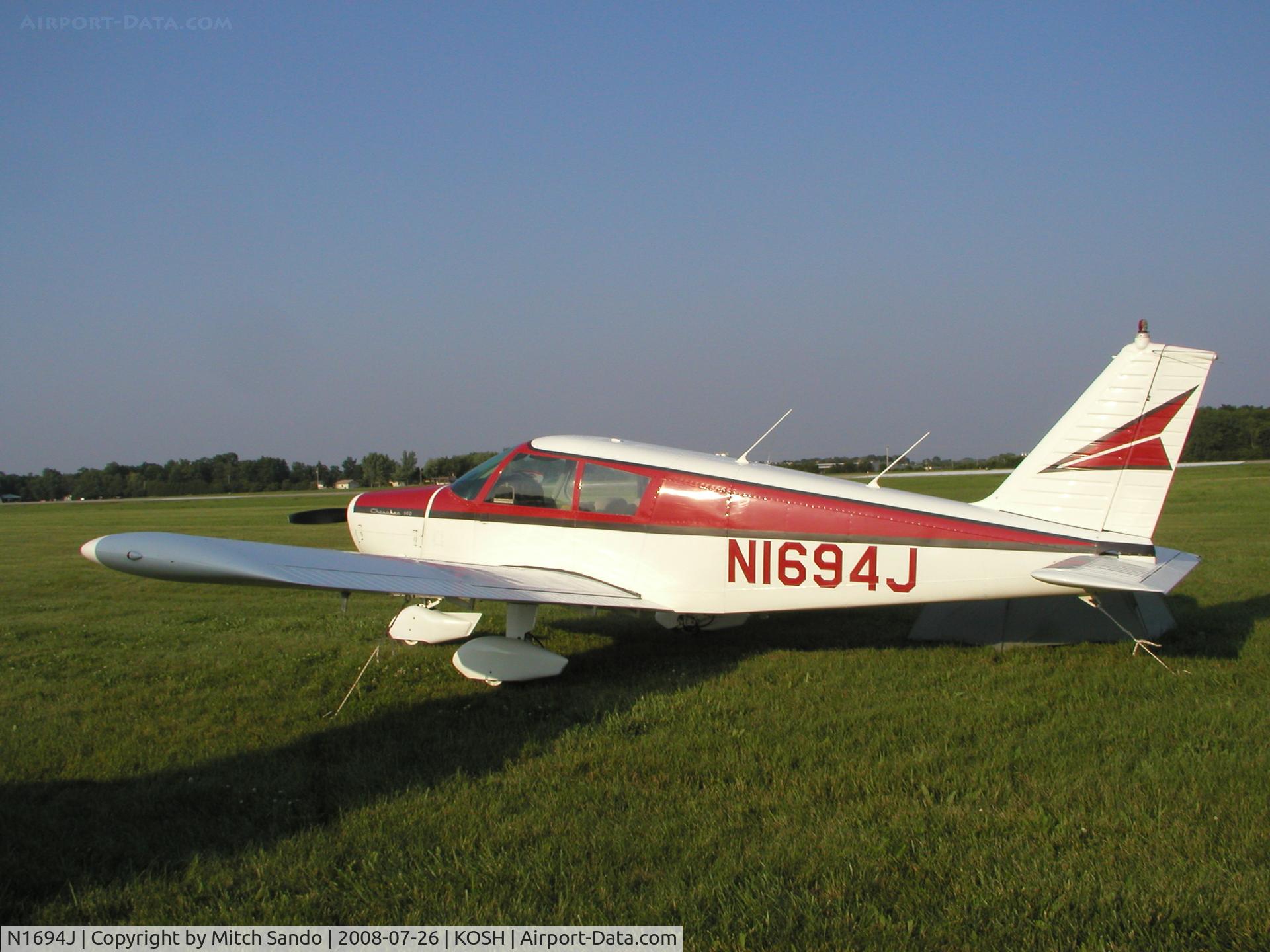 N1694J, 1967 Piper PA-28-140 C/N 28-24099, EAA AirVenture 2008.