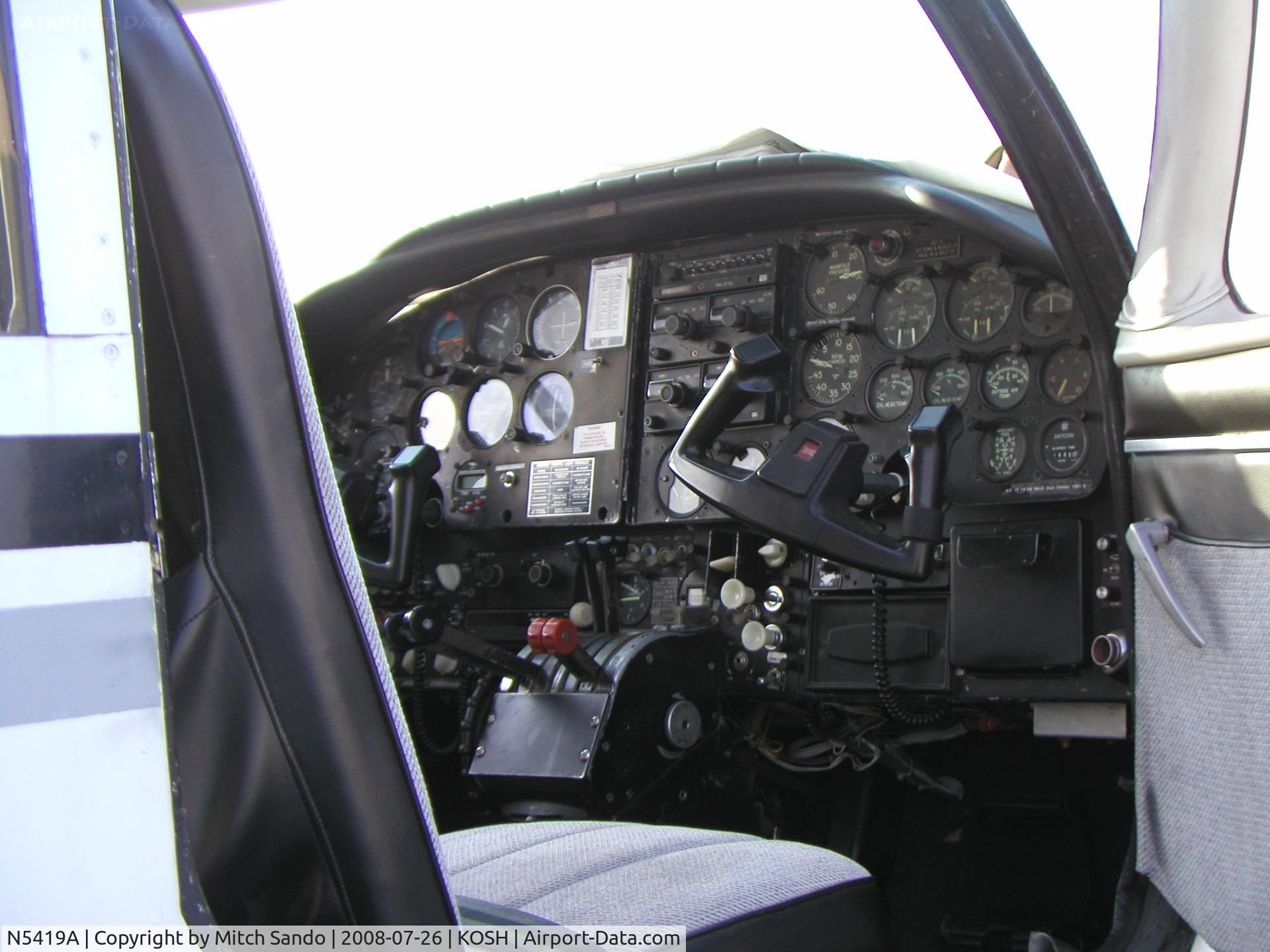 N5419A, 1957 Cessna 310B C/N 35619, EAA AirVenture 2008.
