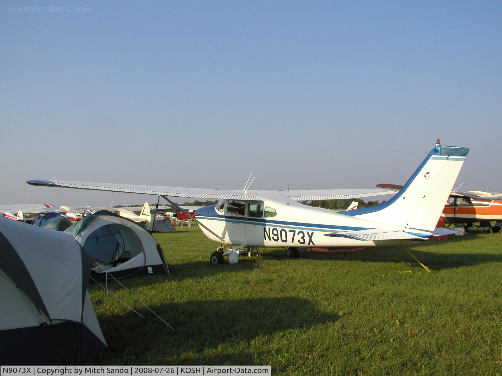 N9073X, 1961 Cessna 182D Skylane C/N 18253473, EAA AirVenture 2008.