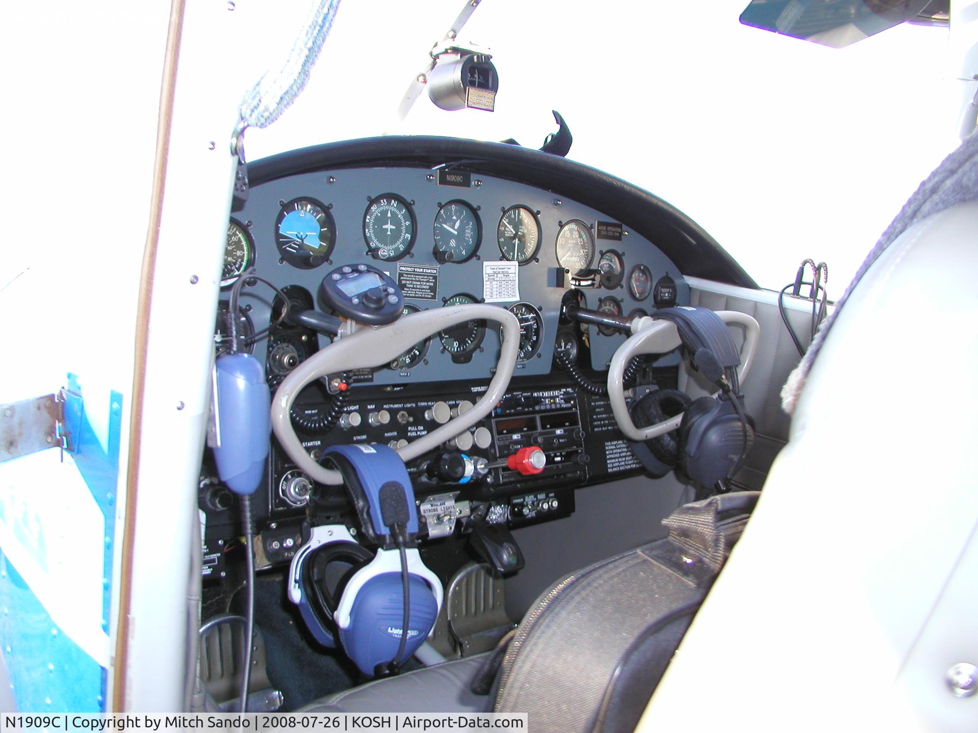 N1909C, 1953 Cessna 170B C/N 26054, EAA AirVenture 2008.