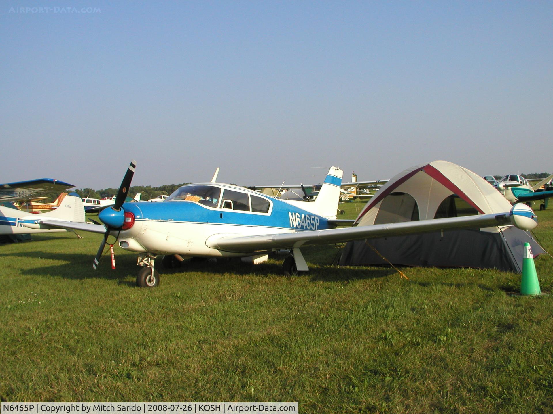 N6465P, 1959 Piper PA-24-250 Comanche C/N 24-1580, EAA AirVenture 2008.