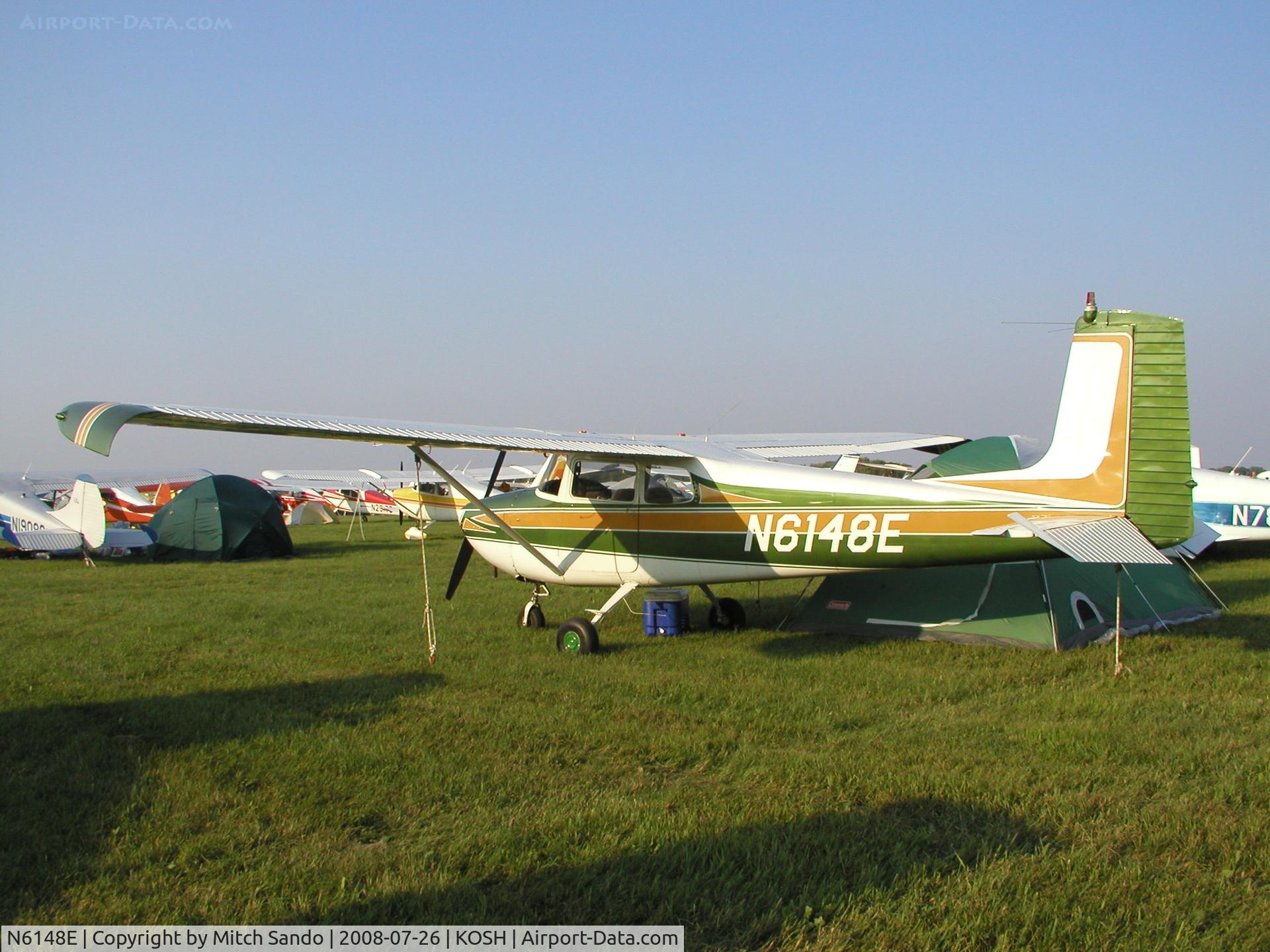 N6148E, 1958 Cessna 172 C/N 46248, EAA AirVenture 2008.