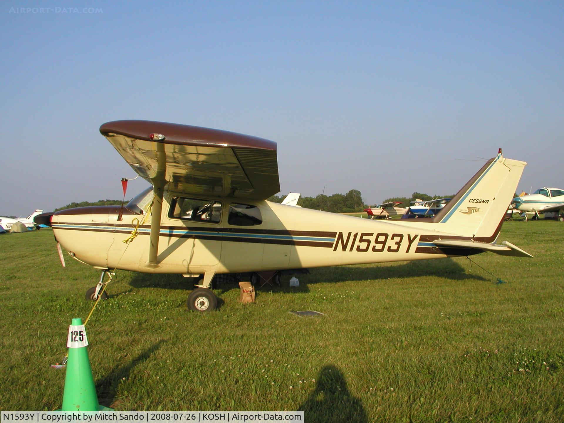 N1593Y, 1962 Cessna 172C C/N 17249293, EAA AirVenture 2008.