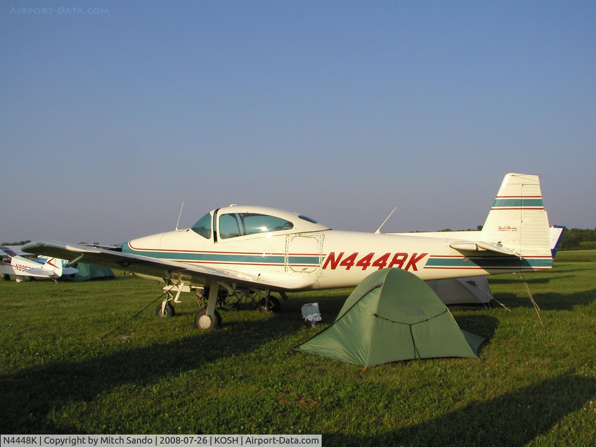 N4448K, 1948 Ryan Navion C/N NAV-4-1448, EAA AirVenture 2008.