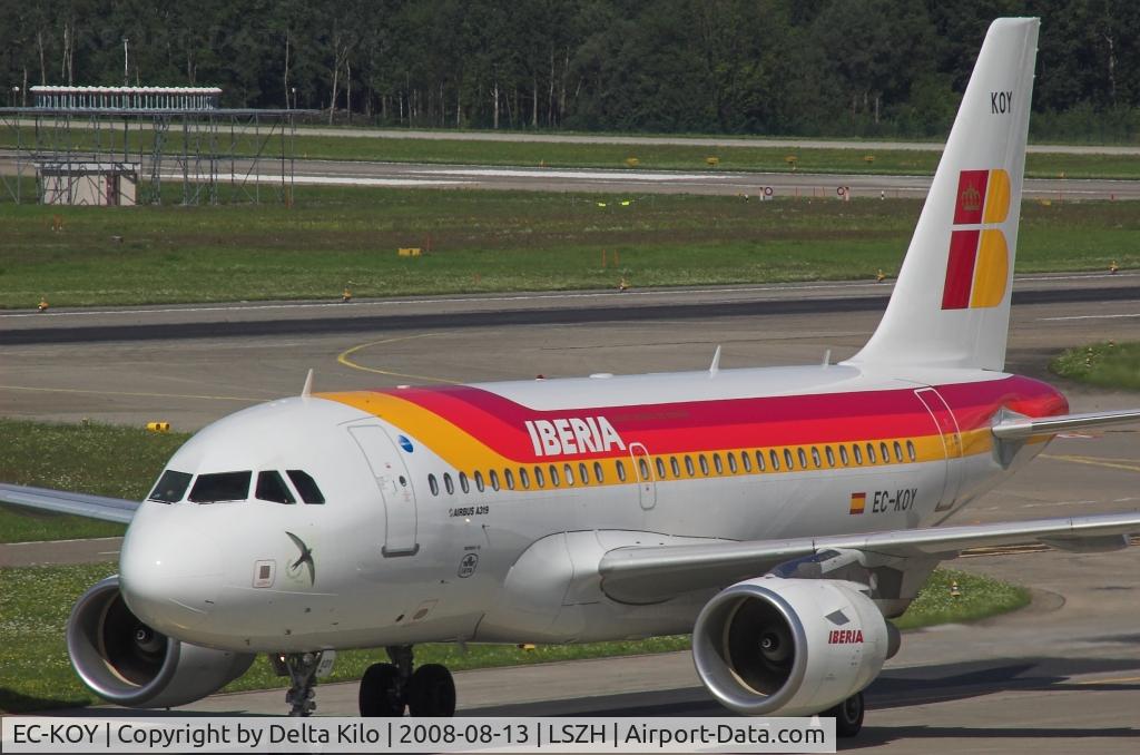 EC-KOY, 2008 Airbus A319-111 C/N 3443, IBERIA