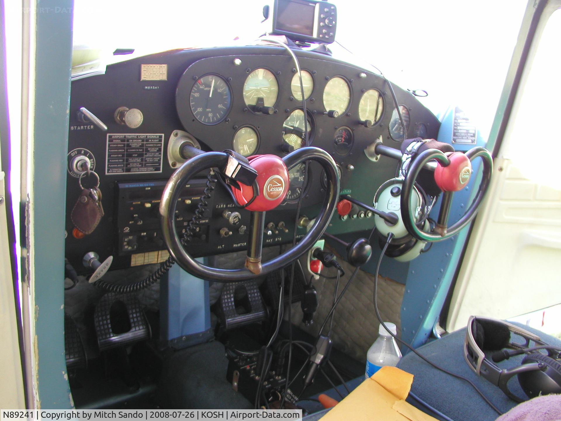 N89241, 1946 Cessna 140 C/N 8261, EAA AirVenture 2008.