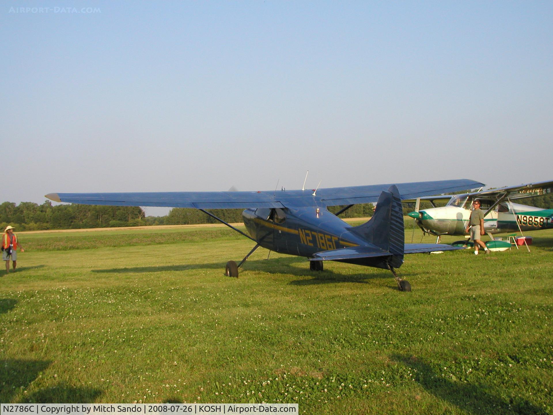 N2786C, 1954 Cessna 170B C/N 26330, EAA AirVenture 2008.