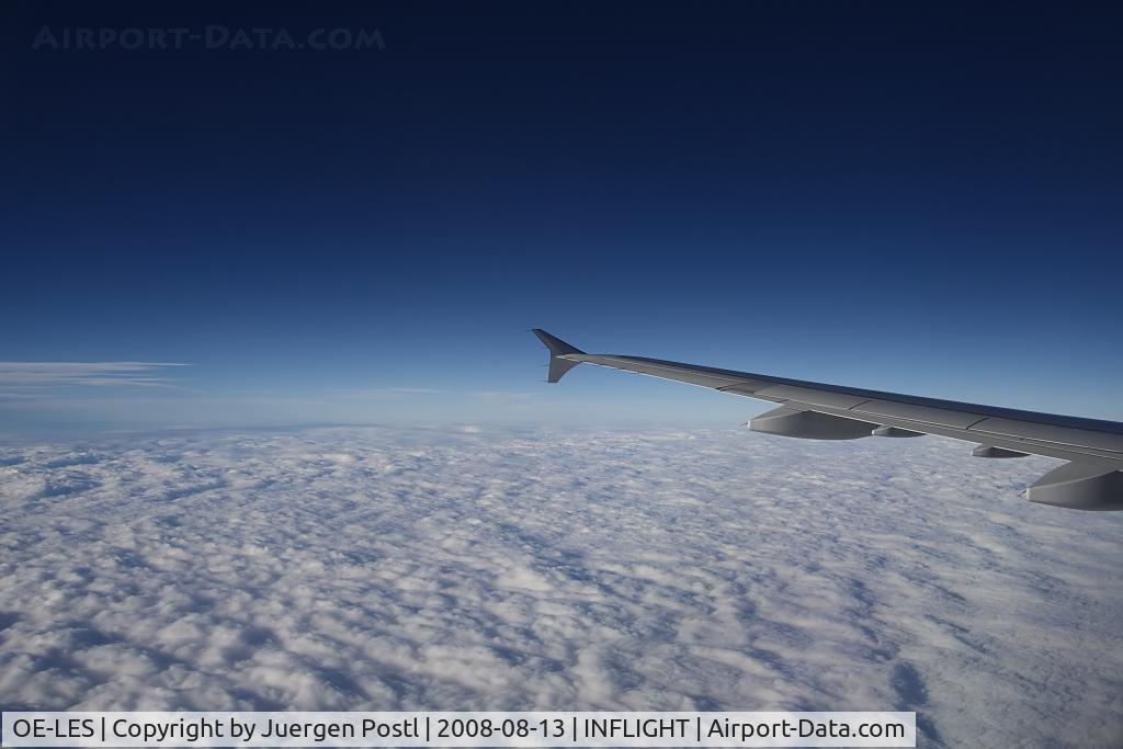 OE-LES, 2008 Airbus A321-211 C/N 3504, FlyNiki - inflight VIE-ZRH