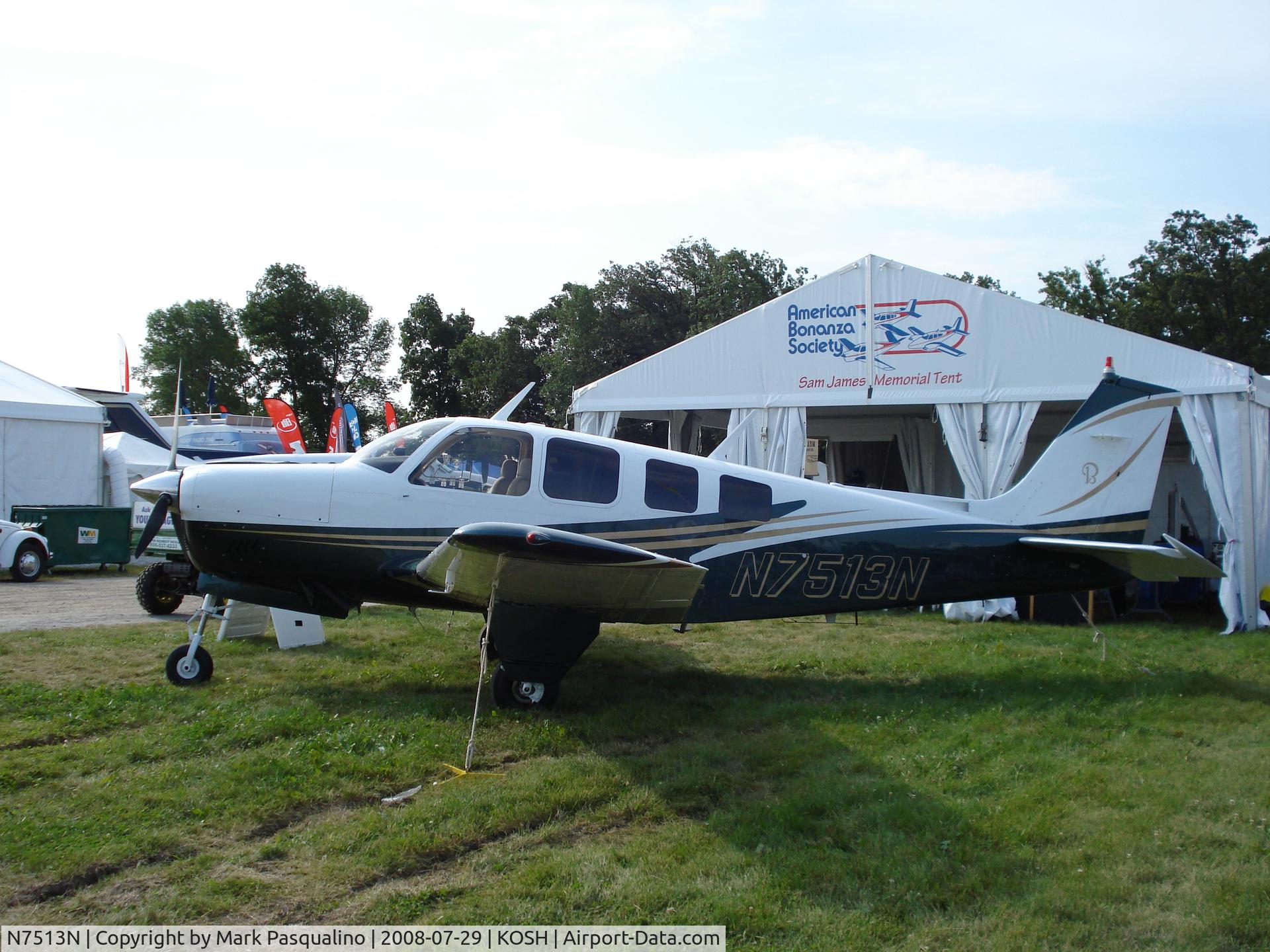 N7513N, 1968 Beech 36 Bonanza C/N E-47, Beech 36