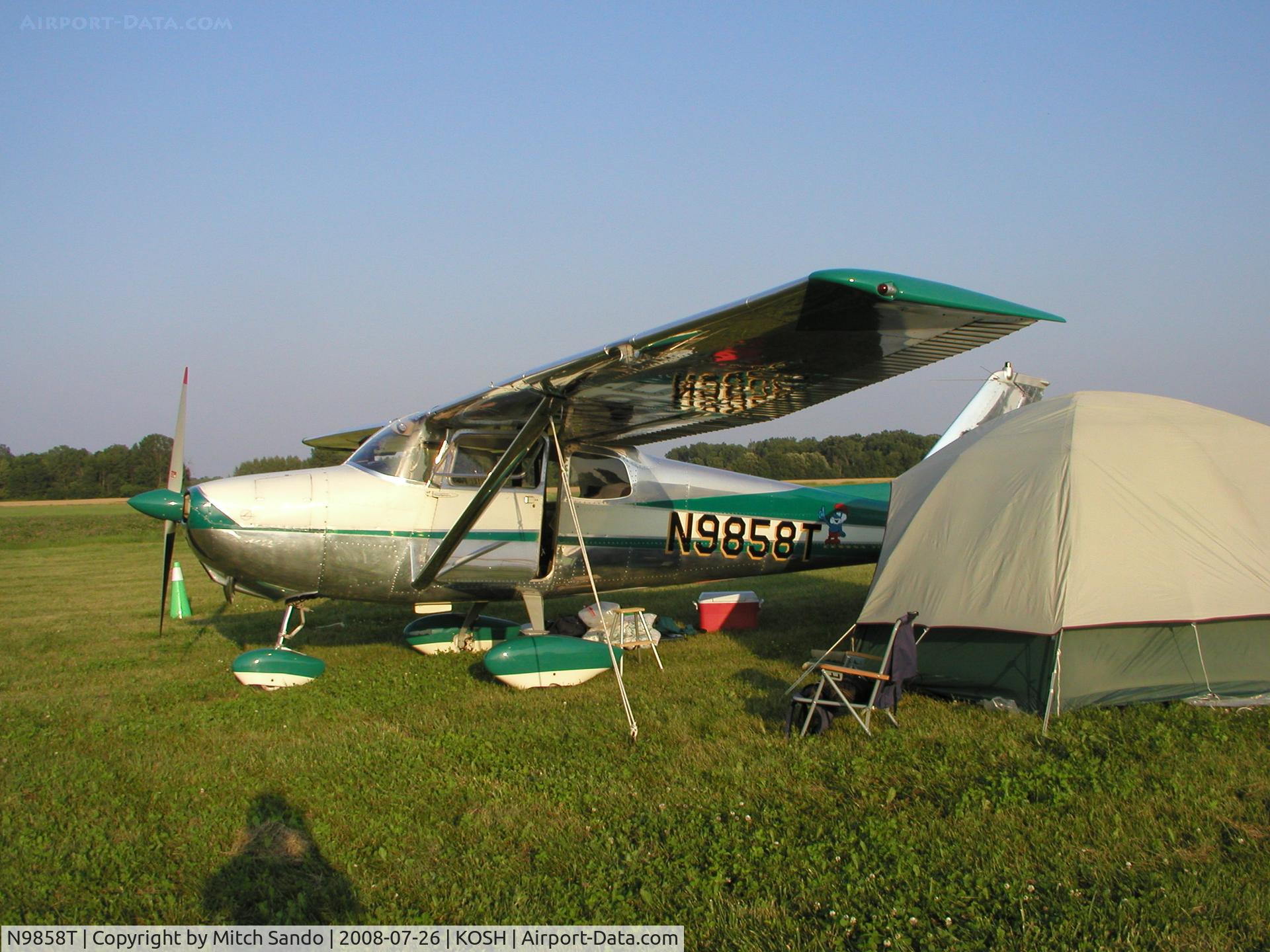 N9858T, 1960 Cessna 172A C/N 47658, EAA AirVenture 2008.