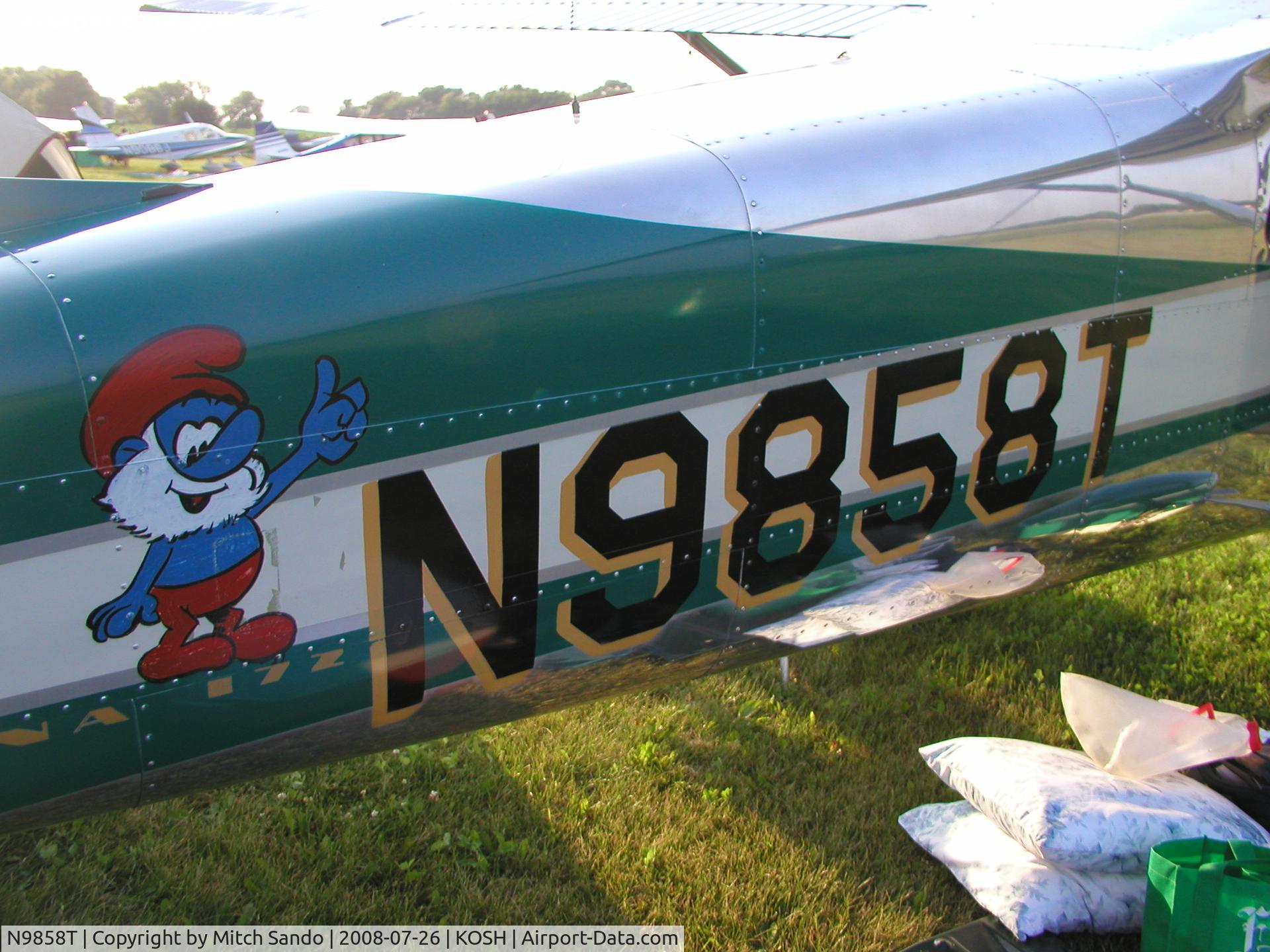 N9858T, 1960 Cessna 172A C/N 47658, EAA AirVenture 2008.