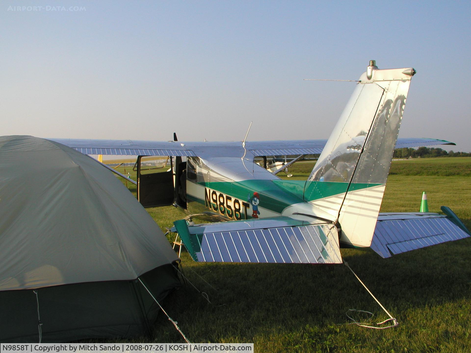 N9858T, 1960 Cessna 172A C/N 47658, EAA AirVenture 2008.