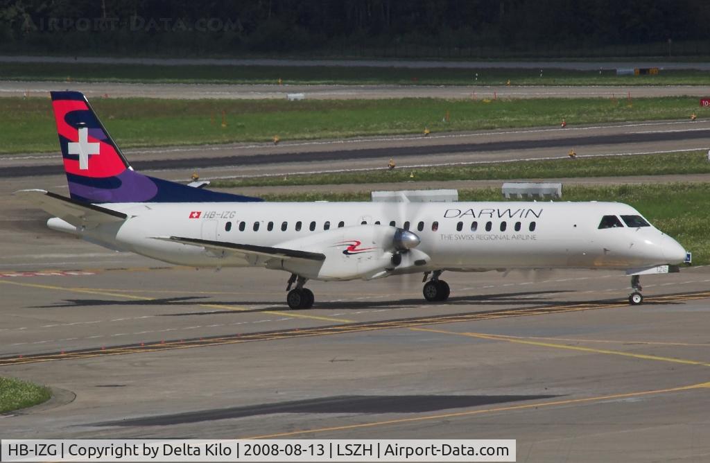 HB-IZG, 1995 Saab 2000 C/N 2000-010, DARVIN