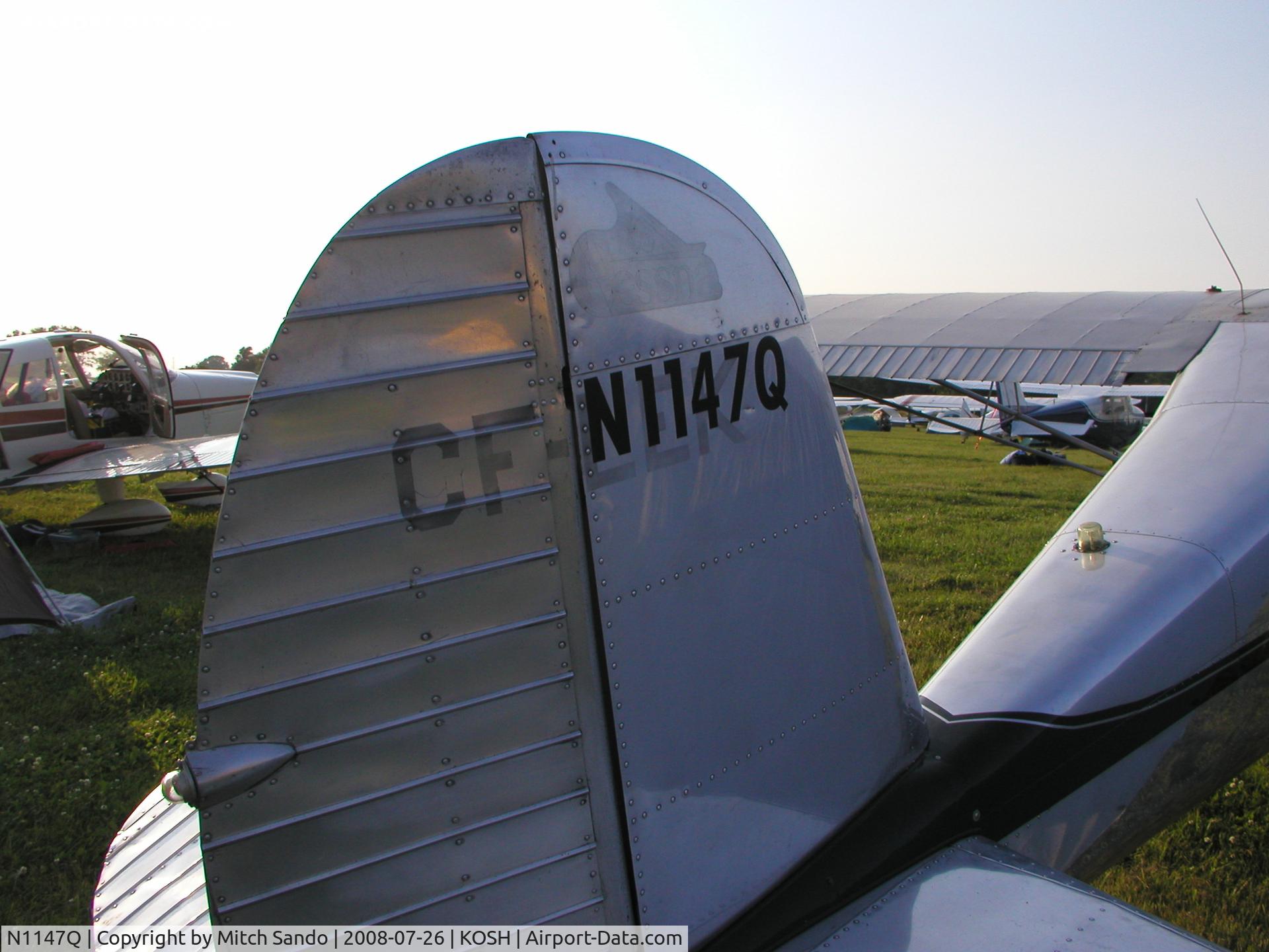 N1147Q, 1947 Cessna 140 C/N 12785, EAA AirVenture 2008.