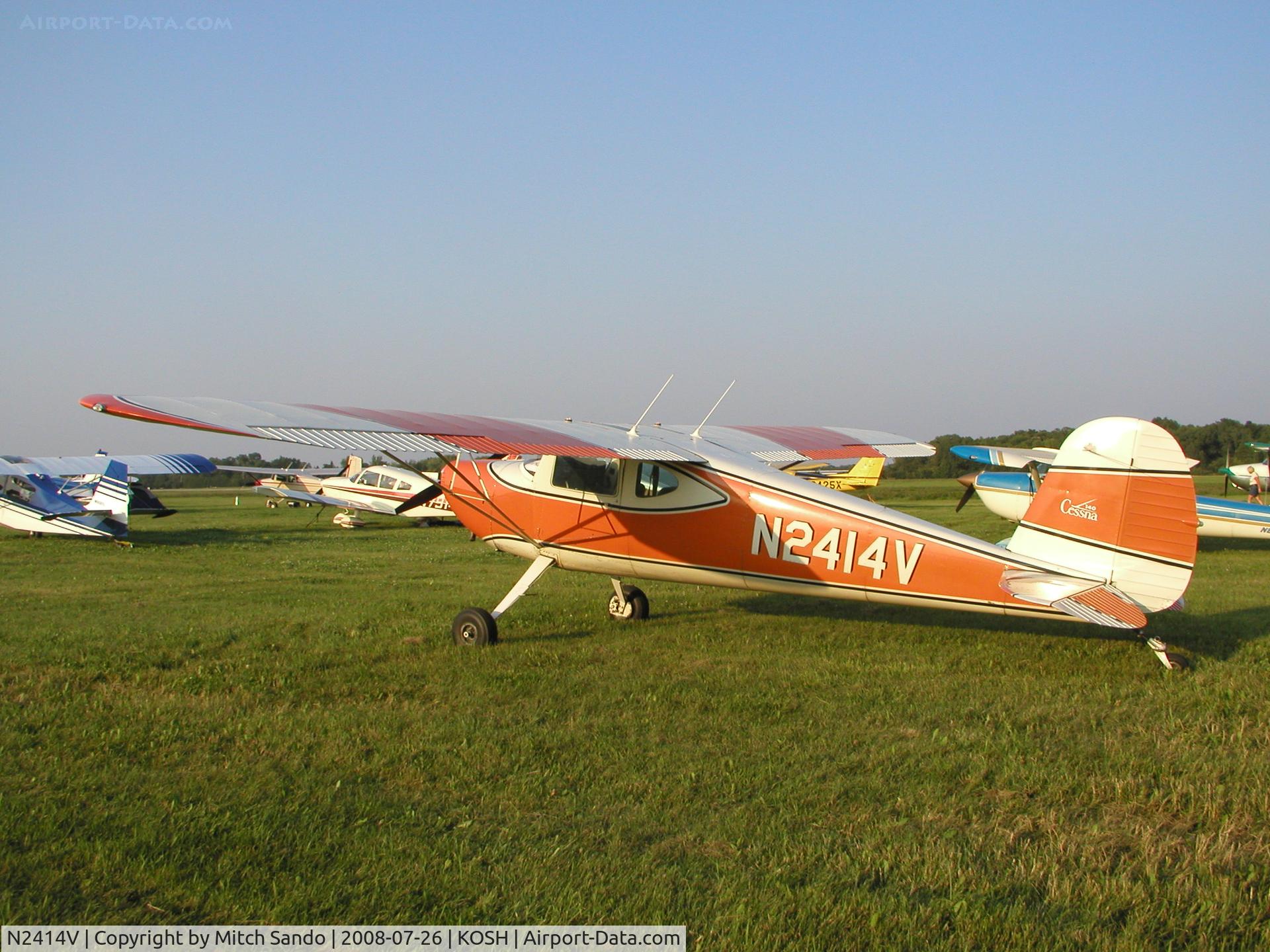 N2414V, 1948 Cessna 140 C/N 14659, EAA AirVenture 2008.