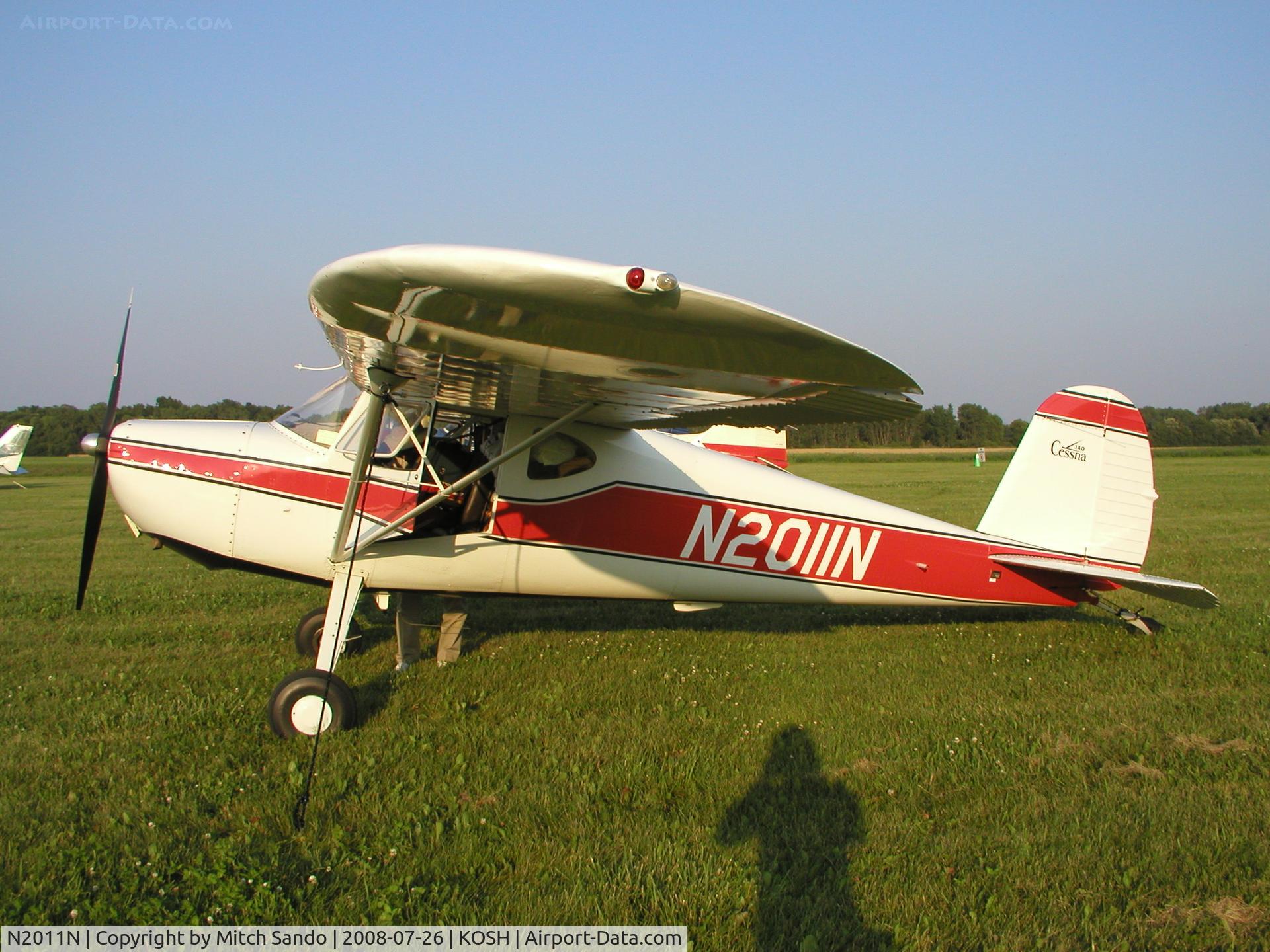 N2011N, 1947 Cessna 140 C/N 12247, EAA AirVenture 2008.