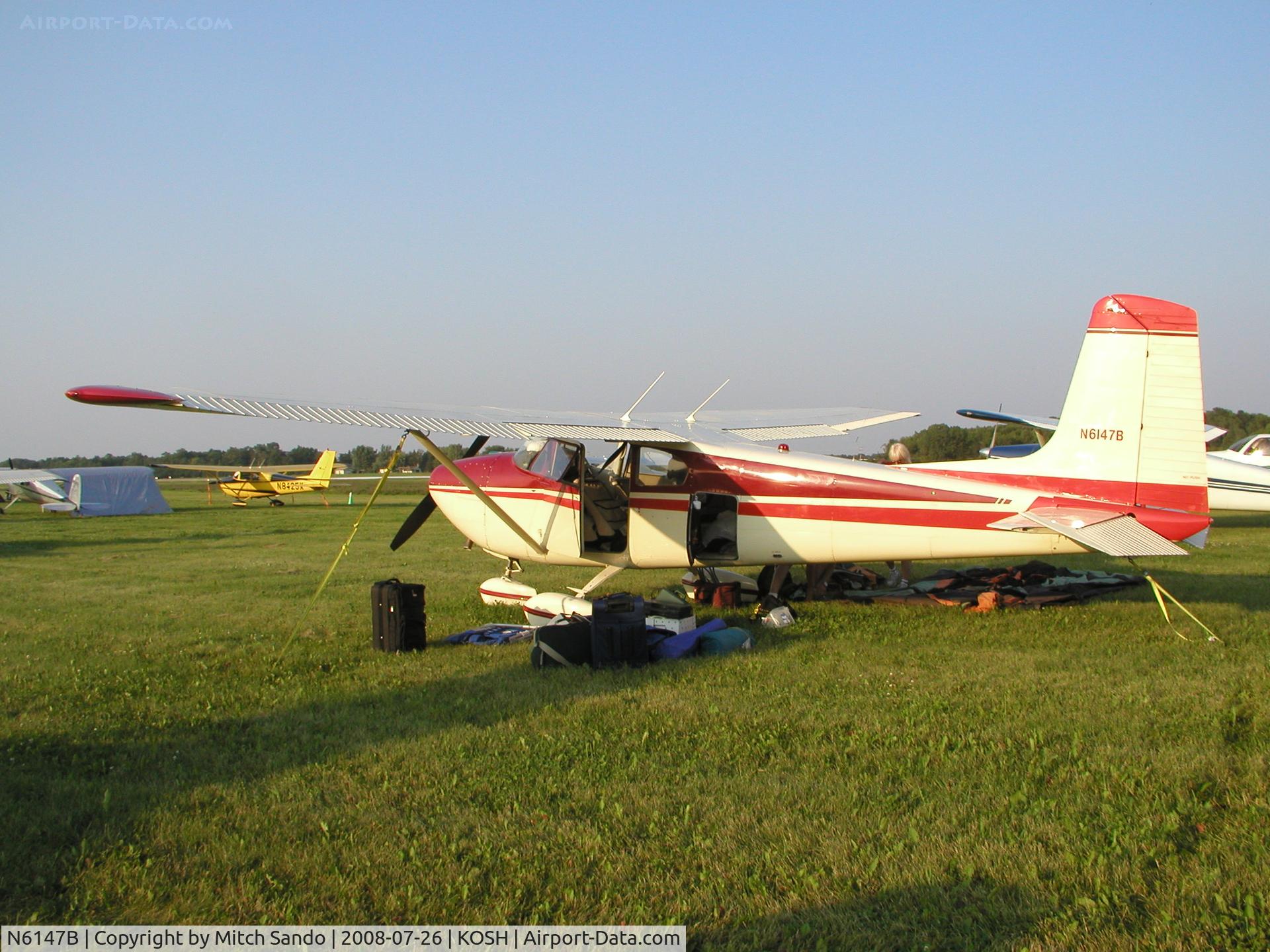 N6147B, 1957 Cessna 182A Skylane C/N 34147, EAA AirVenture 2008.