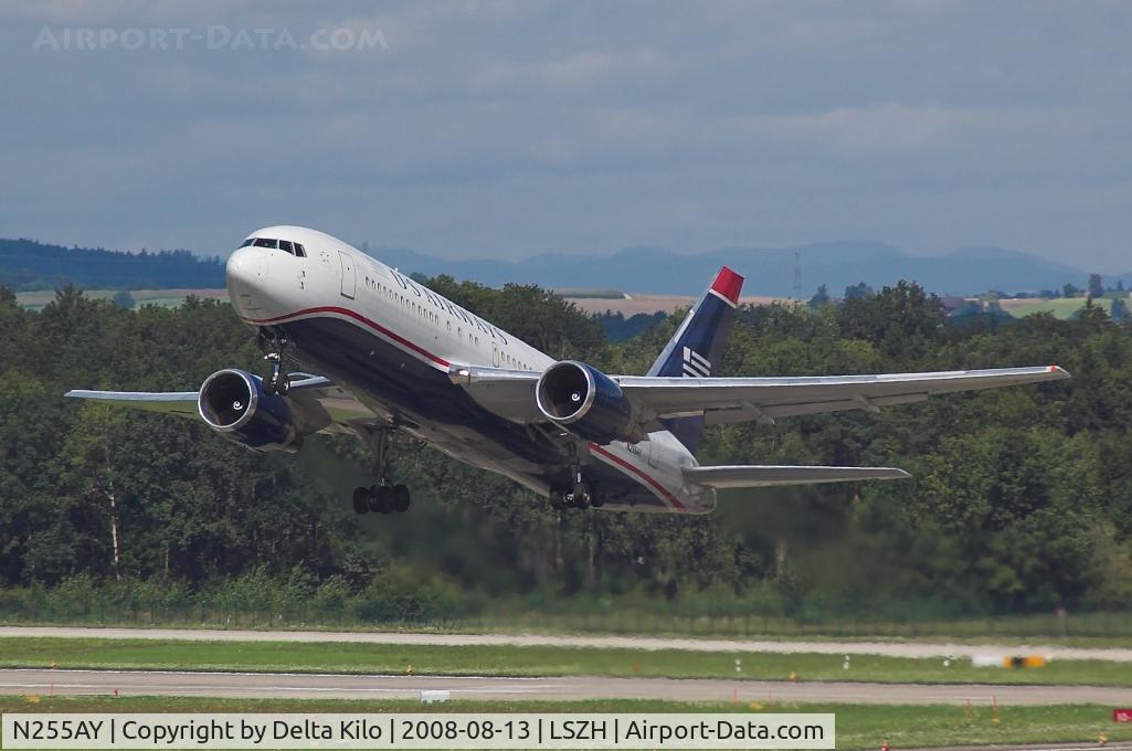 N255AY, 1991 Boeing 767-2B7 C/N 25257, US AIRWAYS