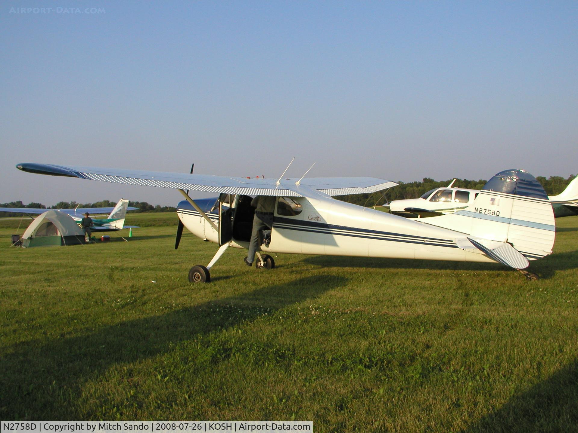 N2758D, 1952 Cessna 170B C/N 25300, EAA AirVenture 2008.
