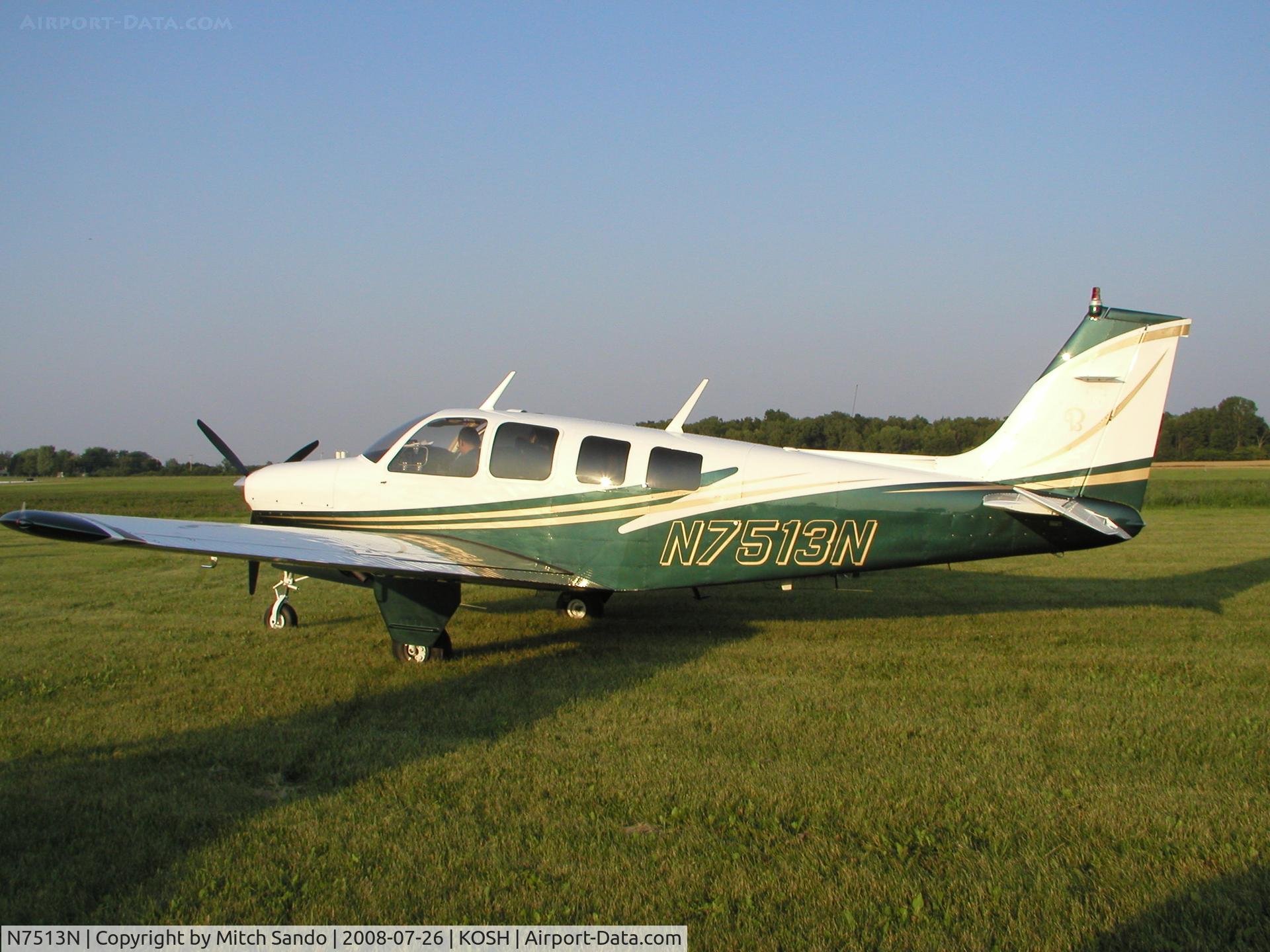 N7513N, 1968 Beech 36 Bonanza C/N E-47, EAA AirVenture 2008.