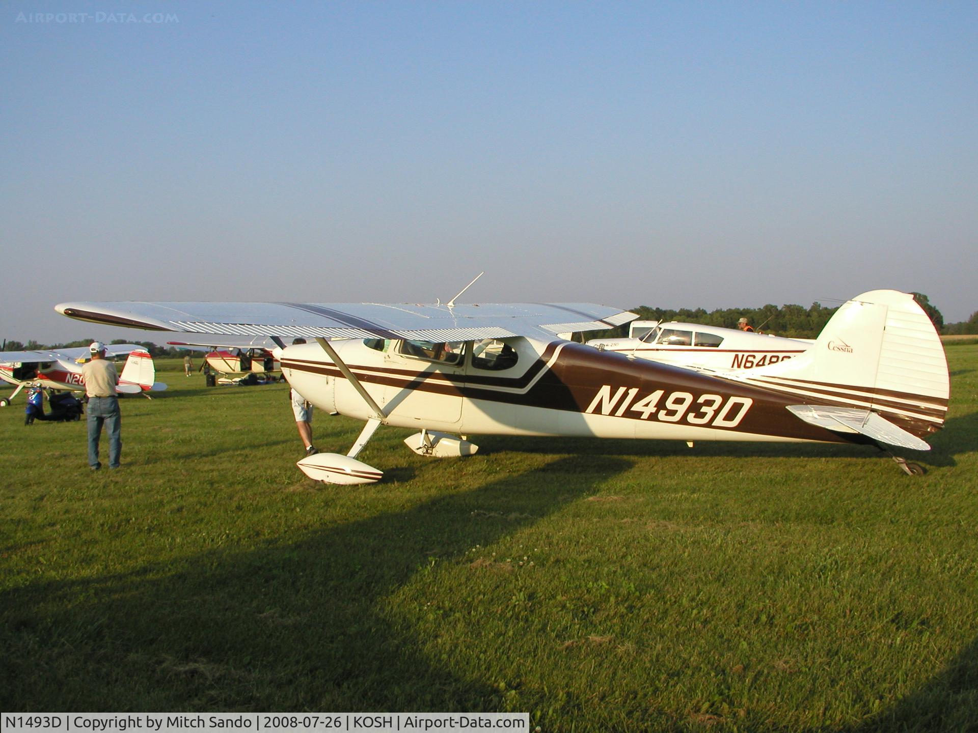 N1493D, 1951 Cessna 170A C/N 20095, EAA AirVenture 2008.