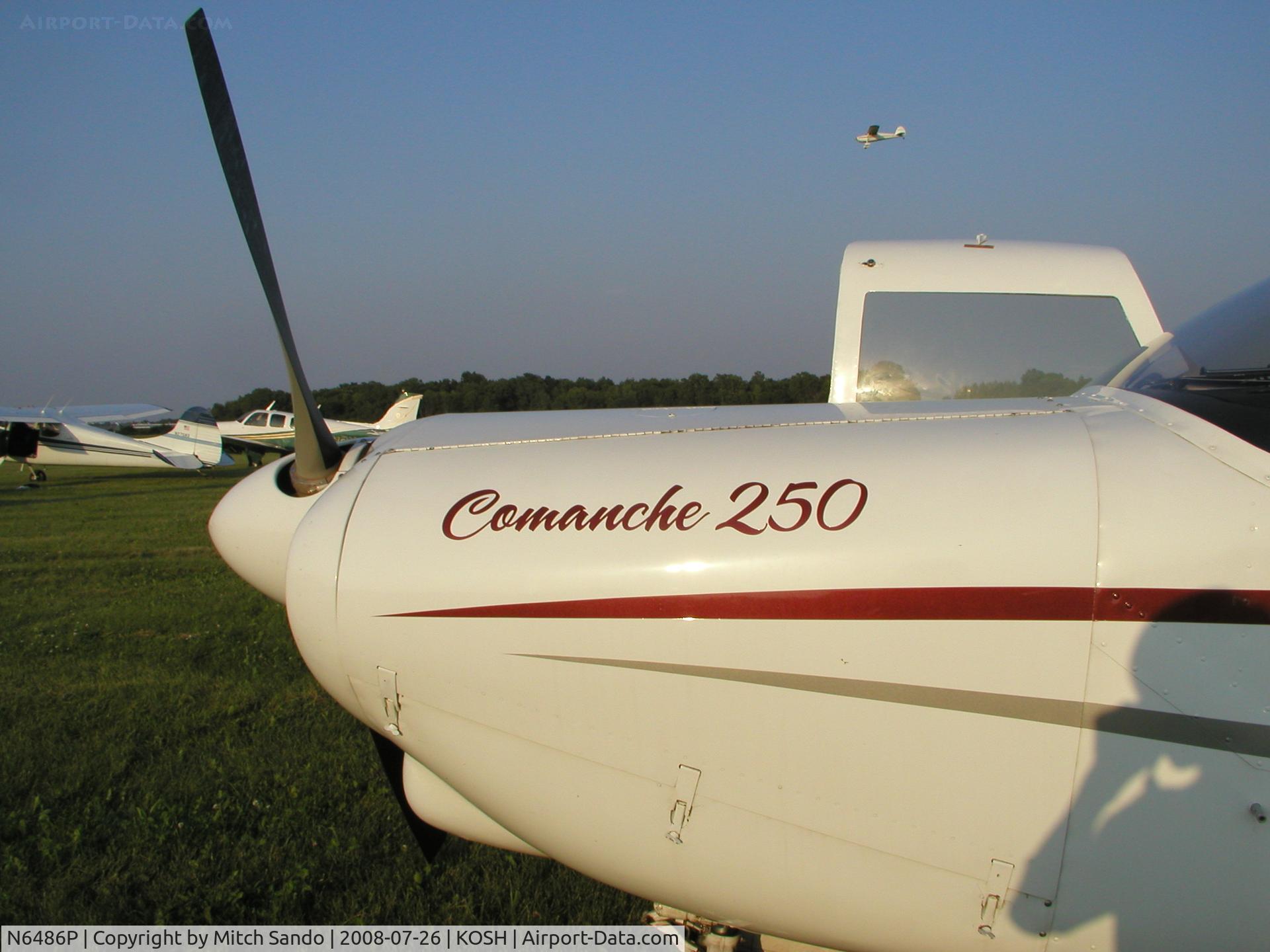 N6486P, 1959 Piper PA-24-250 Comanche C/N 24-1604, EAA AirVenture 2008.