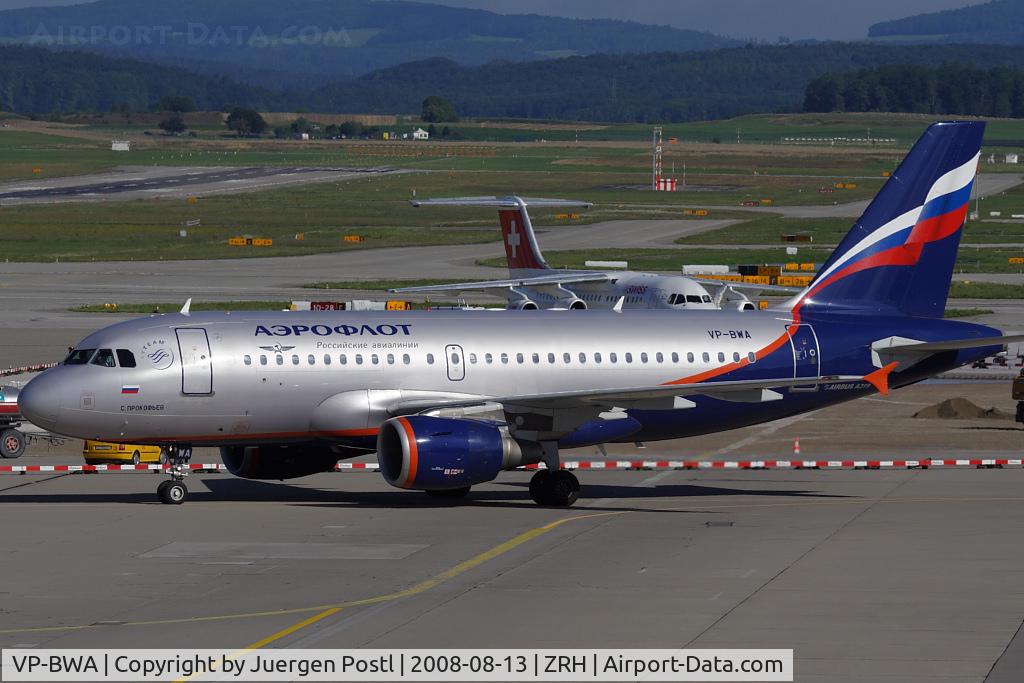 VP-BWA, 2003 Airbus A319-111 C/N 2052, Airbus A319-111