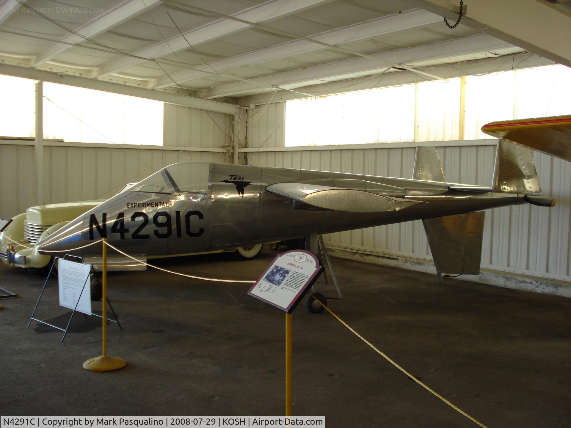 N4291C, 1965 Lesher Teal C/N 2, Teal