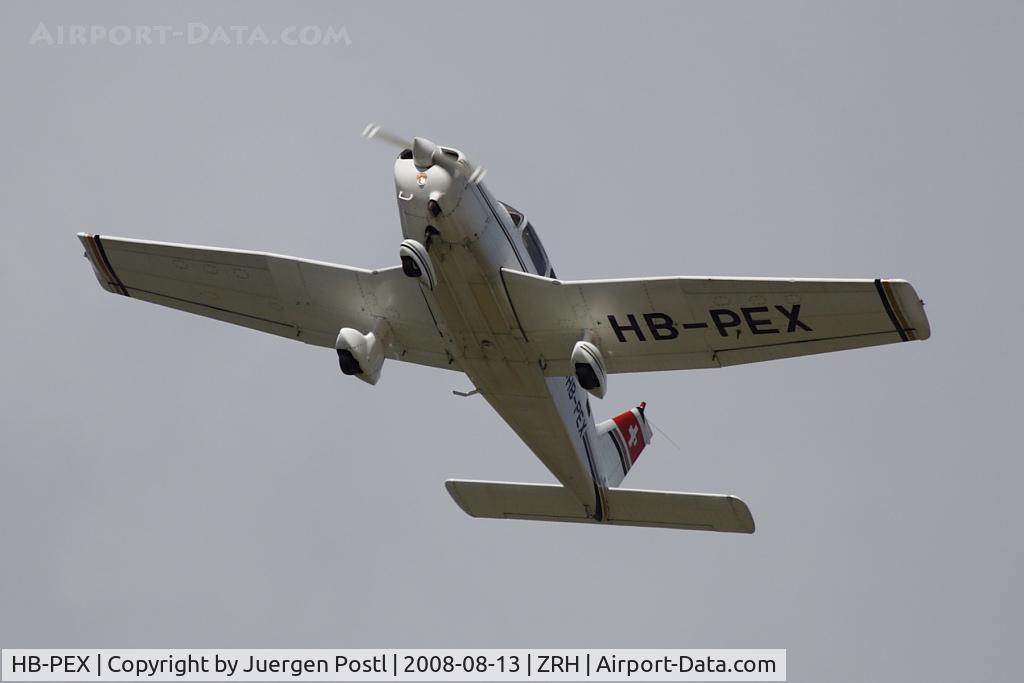 HB-PEX, 1980 Piper PA-28-161 C/N 28-8016295, Motorfluggruppe Zürich Piper PA-28-161 Warrior II