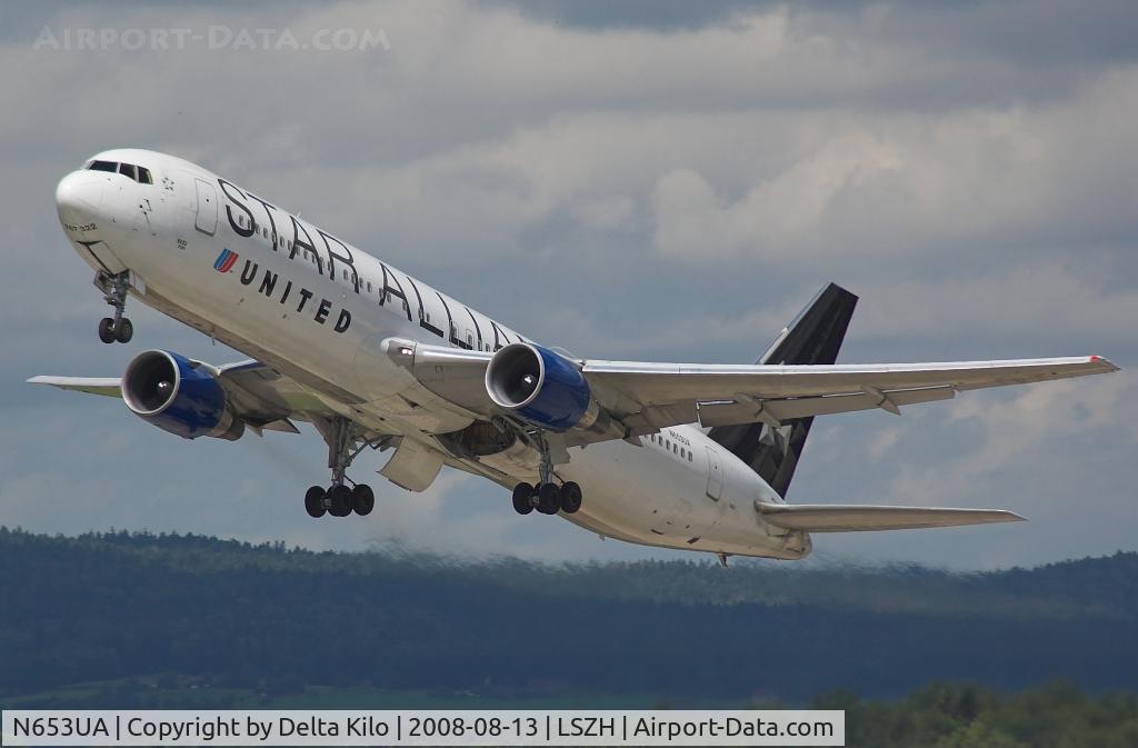N653UA, 1992 Boeing 767-322 C/N 25391, UNITED