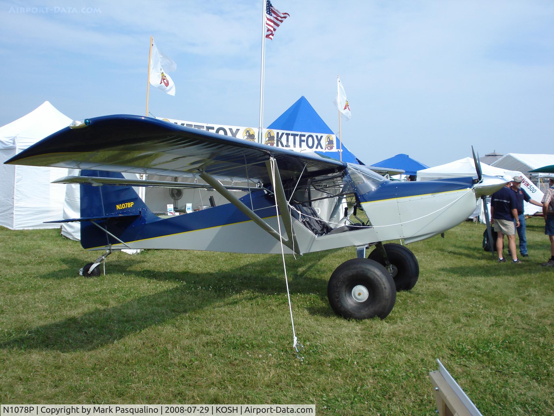 N1078P, 2004 Skystar Kitfox Series 7 C/N S60111-068, Kitfox Series 7