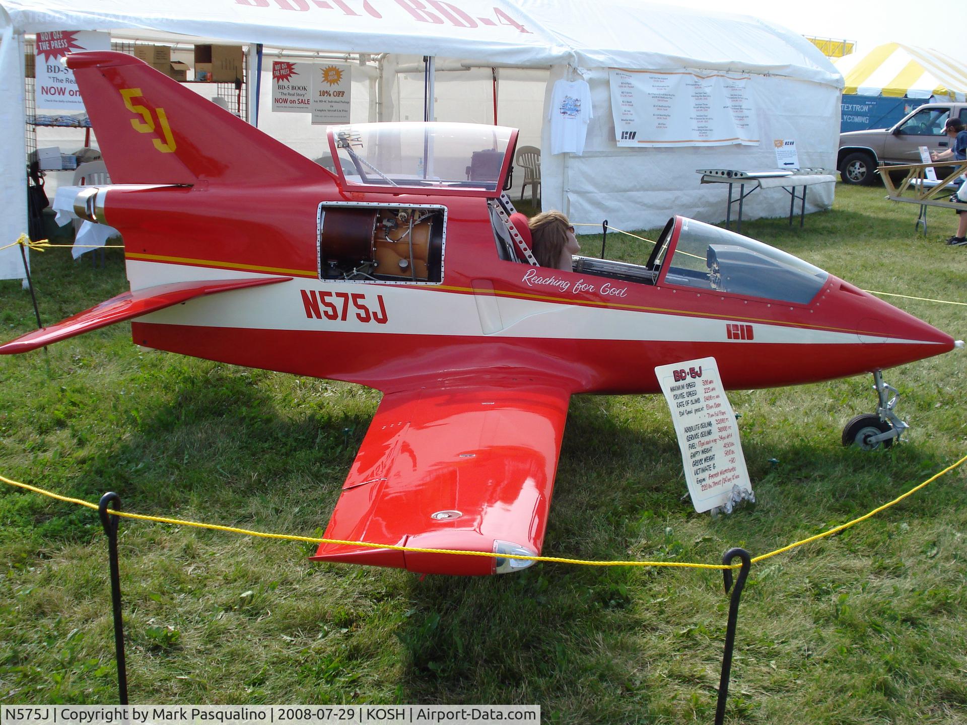 N575J, 2003 Bede BD-5J C/N 15, BD-5J