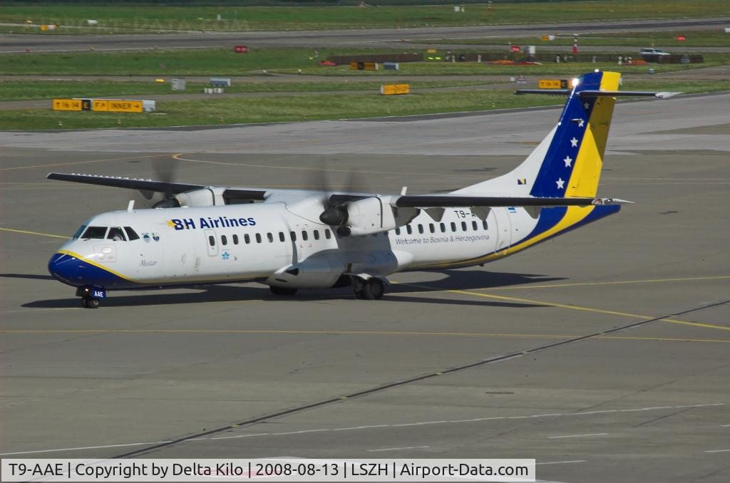 T9-AAE, 1995 ATR 72-212A C/N 465, BH-AIRLINES BOSNIEN-HERZEGOWINA