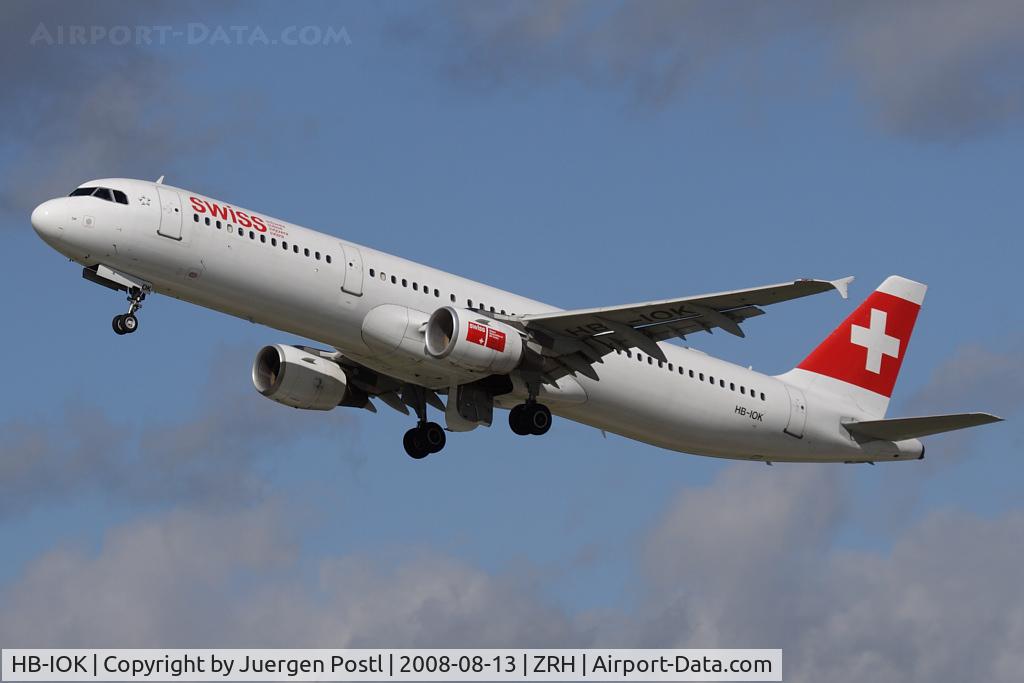 HB-IOK, 1999 Airbus A321-111 C/N 987, Airbus A321-111