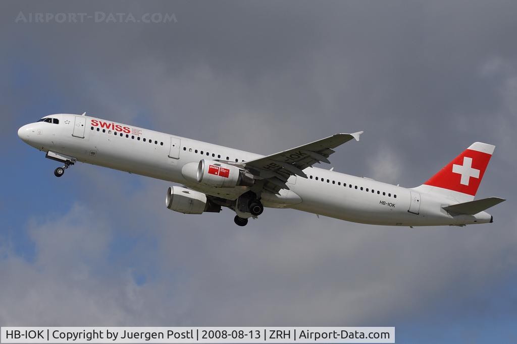 HB-IOK, 1999 Airbus A321-111 C/N 987, Airbus A321-111