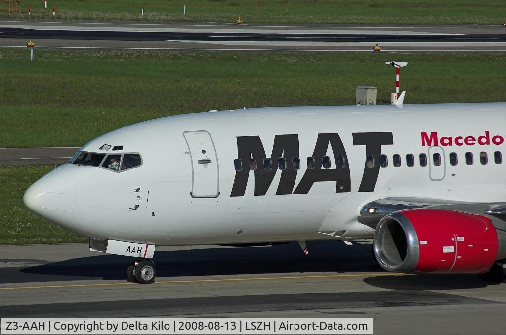 Z3-AAH, 1991 Boeing 737-529 C/N 25249, MAT B737-3B7